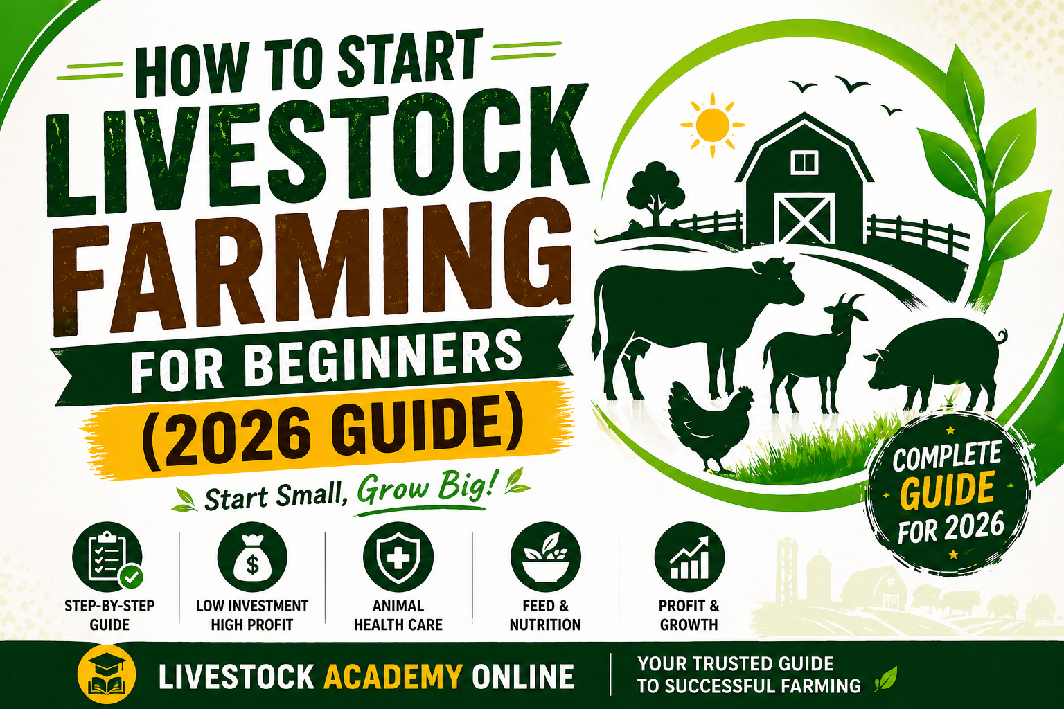 How to Start Livestock Farming for Beginners (2026 Guide)