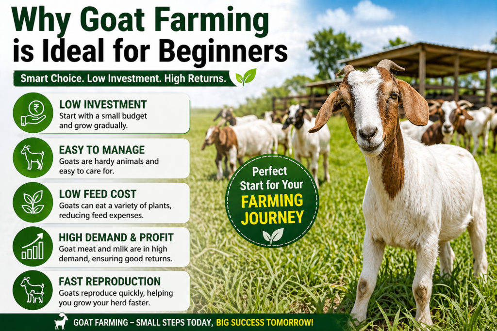Why goat farming is ideal for beginners low investment easy management high profit
